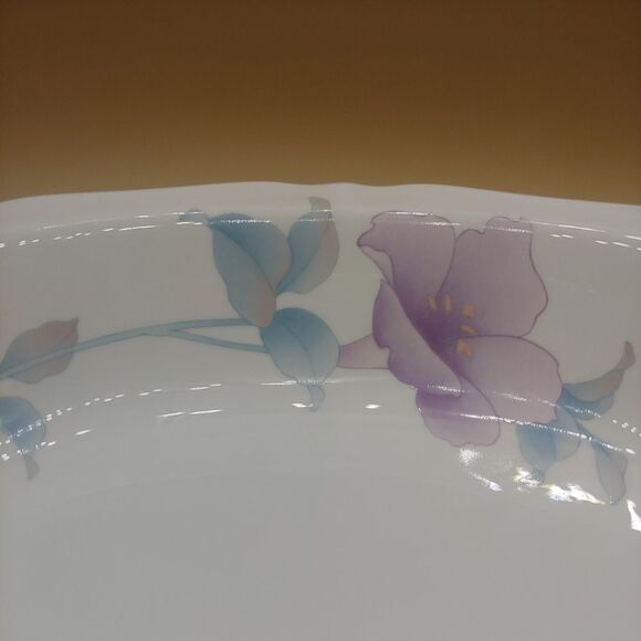 Noritake 7910 Coram 11" Oval Vegetable Bowl Gala Cuisine Pink Flowers - Picture 5 of 6